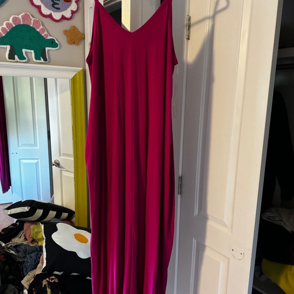 Zenana V-Neck Cami Maxi Dress - Picture 2 of 3